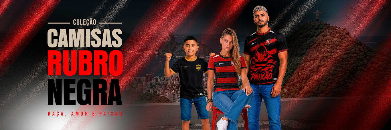 Coleção Camisas Rubro Negra