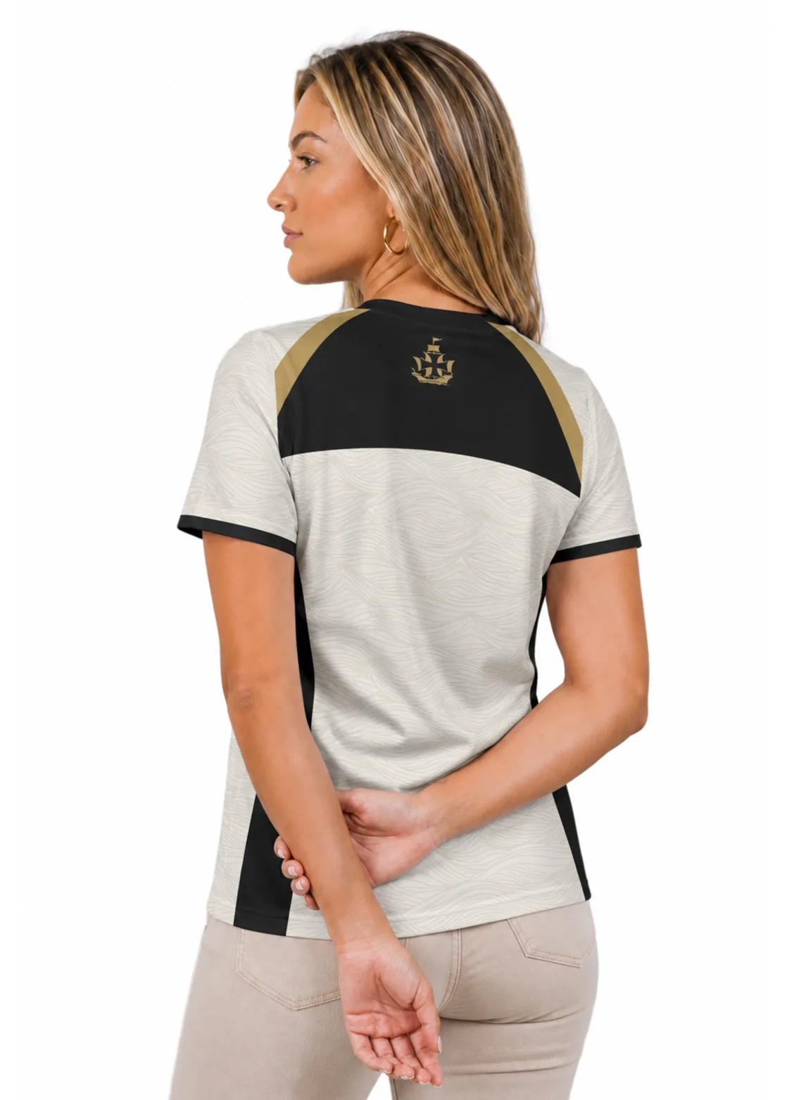 Camisa Casual Unissex Vasco da Gama - Clara - Branco