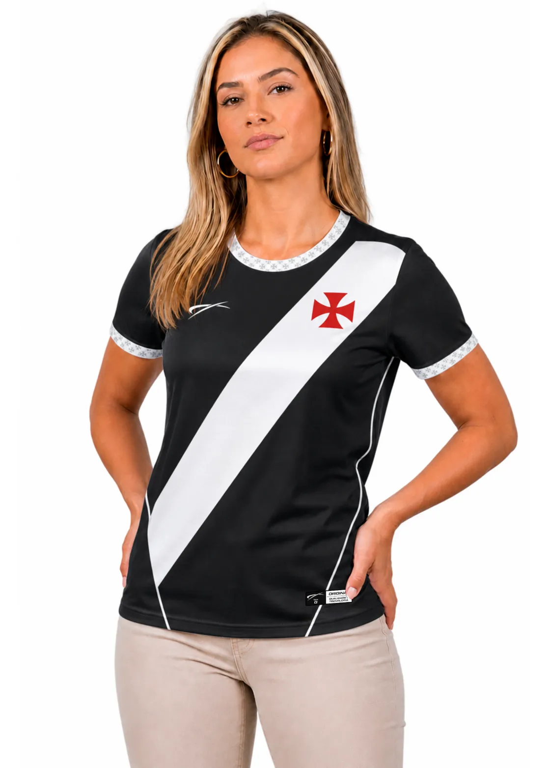 Camisa Jogador Unissex Vasco da Gama - Branco